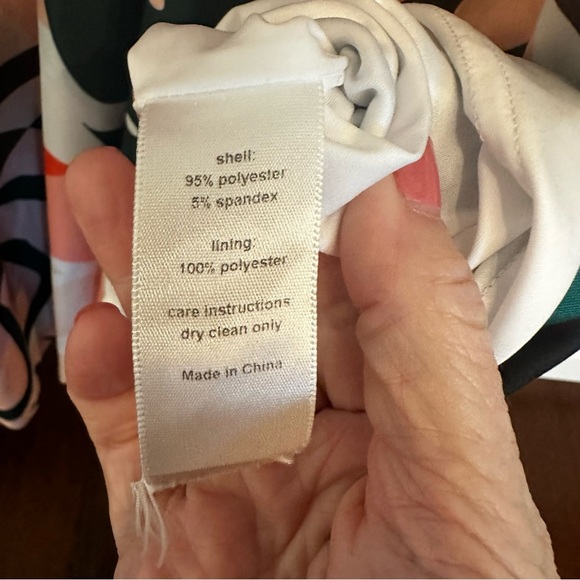 ModCloth Hutch Plus Size Women’s Tropical Shoulder Tie Midi Dress Fit Flare 3X - Picture 7 of 14